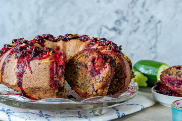Courgette bundt cake