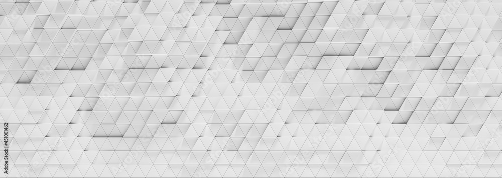 Aufkleber abstract background triangles pattern white.