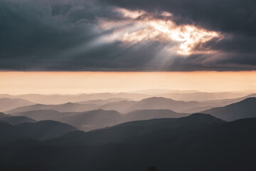 Fototapeta premium Abstract mountain background