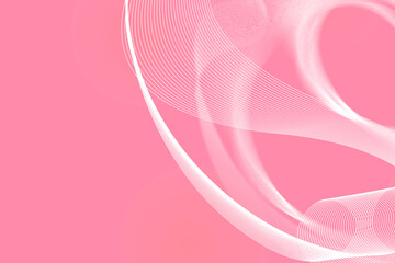 Abstract pink waves background, soft pink background with smooth lines, Abstract background with gradient. Smart design for your business advert.