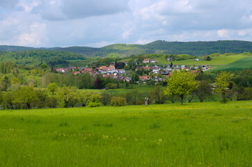 kleinalmerode im werra meissner kreis in nordhessen