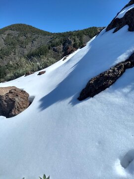 snow covered mountain