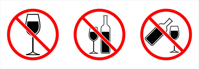 No Alcohol Sign M_2108001