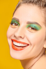 Fototapeta premium colorful summer makeup