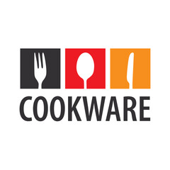 Vector logo of the cookware, dining utensils store