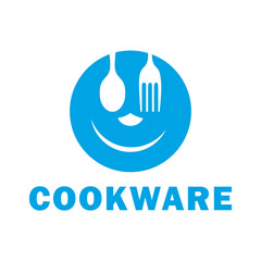 Vector logo of the cookware, dining utensils store