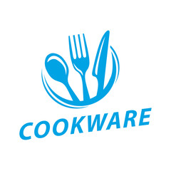 Vector logo of the cookware, dining utensils store
