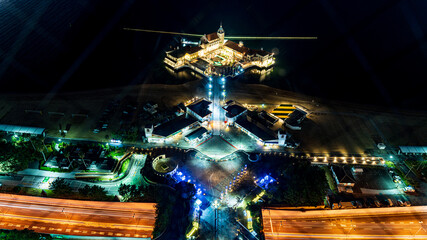 福岡タワーからの夜景　福岡県　福岡市　テキストスペース