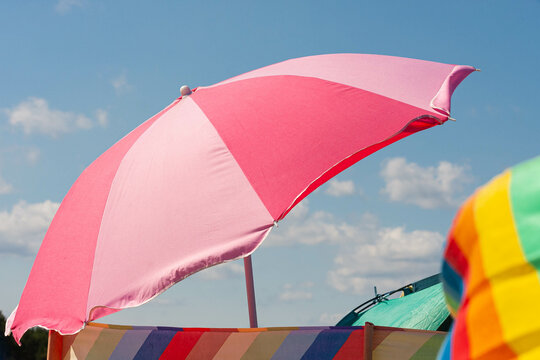 Parasol na plaży