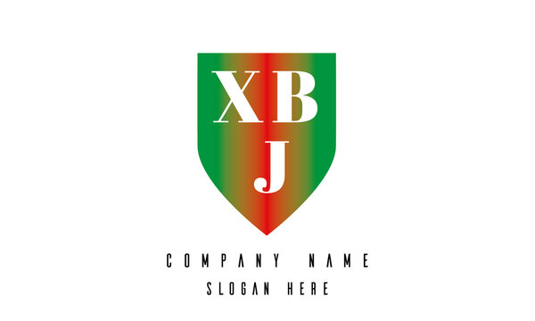 XBJ shield creative latter logo victor