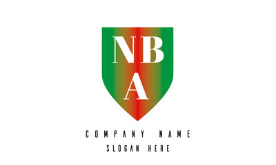 NBA shield creative latter logo victor