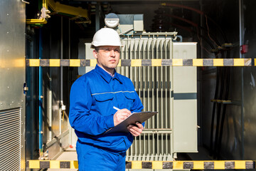 Execution of electrical measuring works on the power transformer