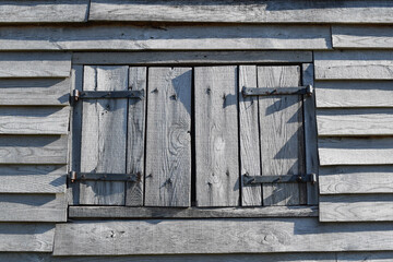 old wooden window