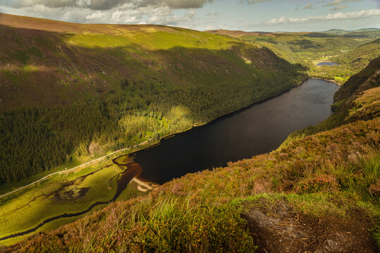 Glendalough valley in beautiful Ireland