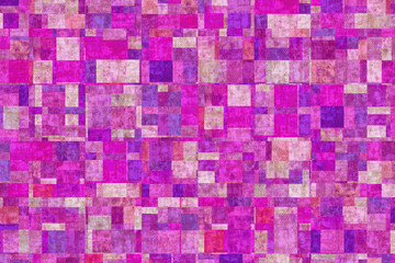 紫のモザイク模様