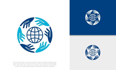 Human Resources Consulting Company, Global Community Logo	