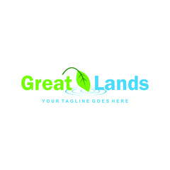 landscaping abstract logo design 