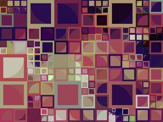 Abstract Geometric Digital Wallpaper