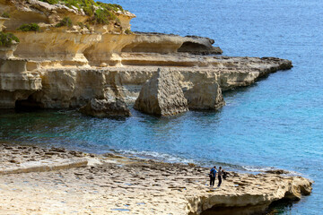 Delimara Bay in the South East of Malta