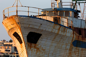 Rusting old boat