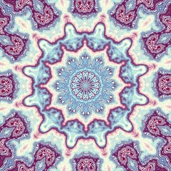 Abstract mandala background. Fractal pattern.