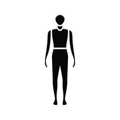 Anatomy, health icon. Simple editable vector design isolated on a white background.