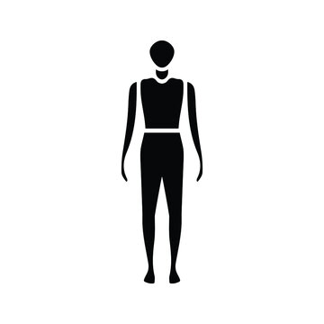 Anatomy, health icon. Simple editable vector design isolated on a white background.