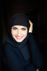 Beautiful woman portrait arabian style