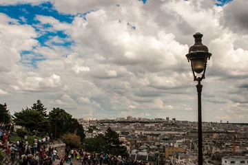 Fotobehang View on Paris from the Sacre Coeur © Bob
