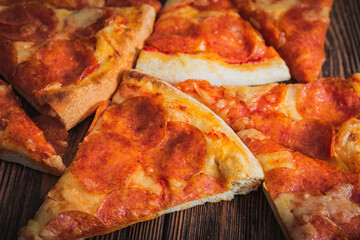 Pizza delicious and fast food