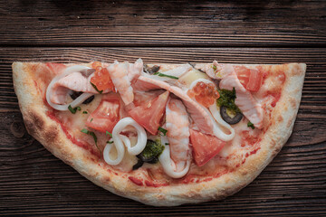 Pizza delicious and fast food