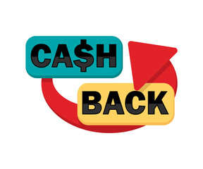 Cash back banner. Cashback concept. Vector illustration.