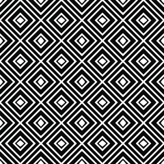 
Seamless vector pattern in geometric ornamental style. Black  ornament.