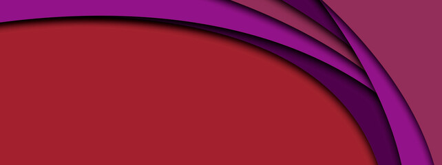 Beautiful elegant banner concept with colorful geometric shapes