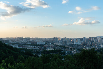 Fototapeta na wymiar hangzhou city skyline