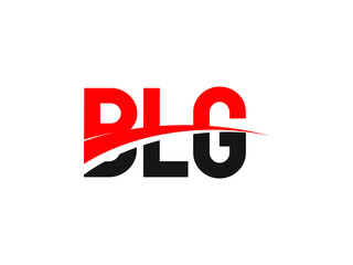 BLG Letter Initial Logo Design Vector Illustration