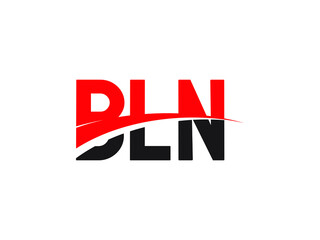 BLN Letter Initial Logo Design Vector Illustration