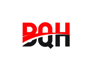 BQH Letter Initial Logo Design Vector Illustration