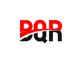 BQR Letter Initial Logo Design Vector Illustration