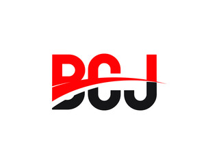 BCJ Letter Initial Logo Design Vector Illustration