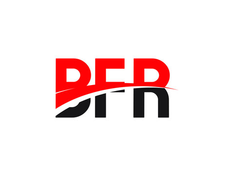BFR Letter Initial Logo Design Vector Illustration