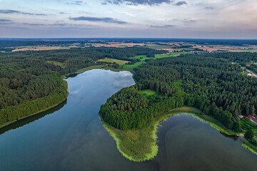 Jezioro Giłwa (Rentyńskie). Mazury, Poland.