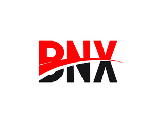 BNX Letter Initial Logo Design Vector Illustration