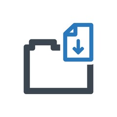 Folder insert icon