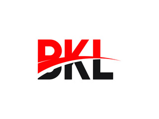 BKL Letter Initial Logo Design Vector Illustration