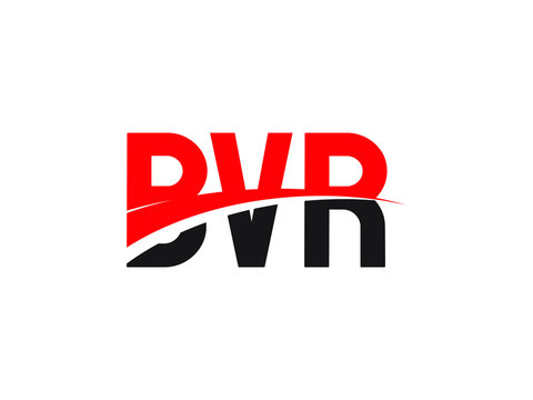 BVR Letter Initial Logo Design Vector Illustration