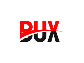 BUX Letter Initial Logo Design Vector Illustration