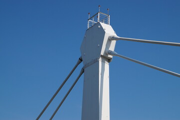 turbine on blue sky