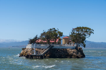 Naklejka premium island on the bay