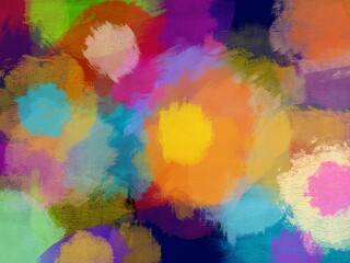 abstract colorful background artistic with paints and splashes